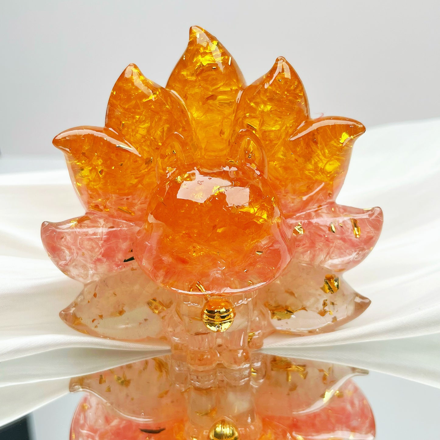 Nine-Tail Fox Crystal Resin Art Statue