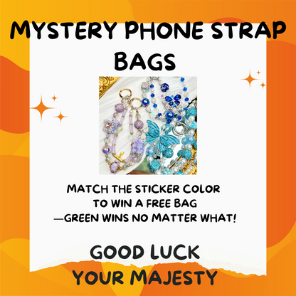Mystery Bag of Handmade Phonestraps! - 2 bags per order